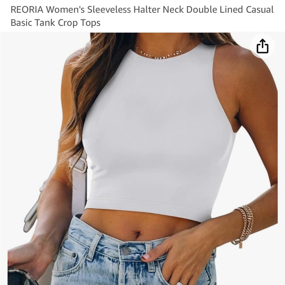 White tank top